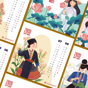Lịch Để Bàn Chữ A - 003