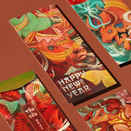 Bao lì xì Giấy Mỹ Thuật - 001