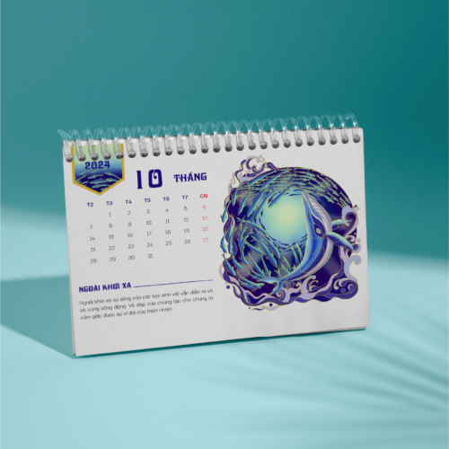 Lịch Để Bàn Chữ M - 003