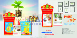 Mẫu Lịch 52 Tuần Năm 2025 - Mã PS: PN 185 (Phong Thủy & Đời Sống)