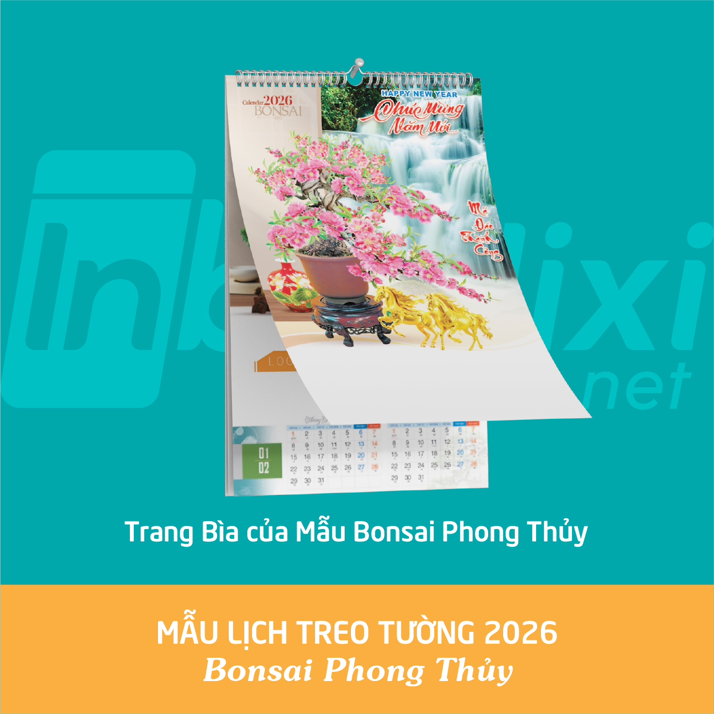 Lịch Treo Tường - Mã: QH 02