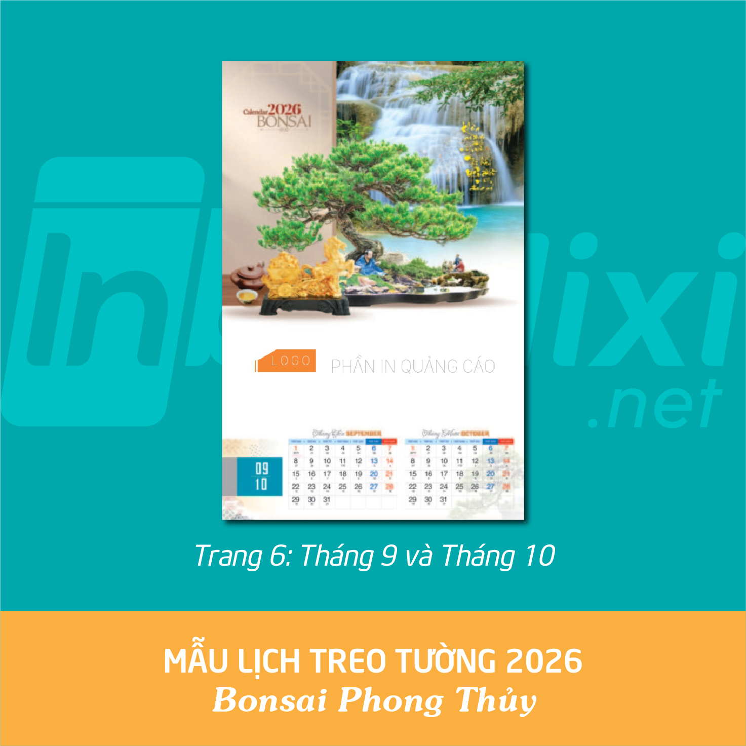 Lịch Treo Tường - Mã: QH 02