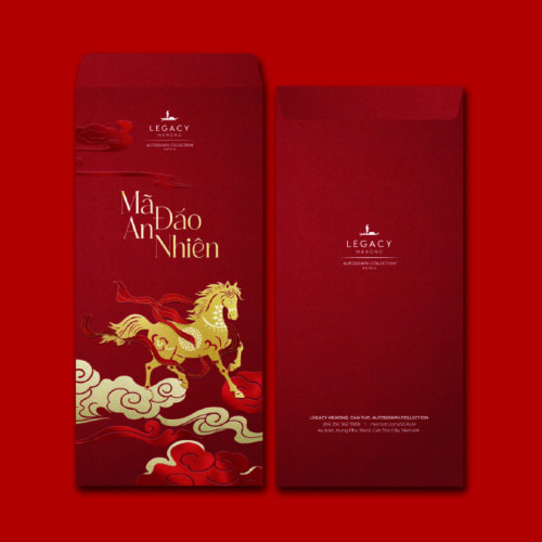 Bao lì xì ép kim - dập nổi cao cấp