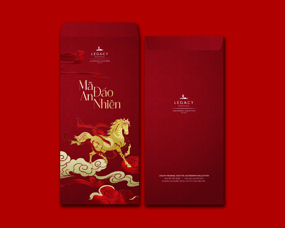 Bao lì xì ép kim - dập nổi cao cấp