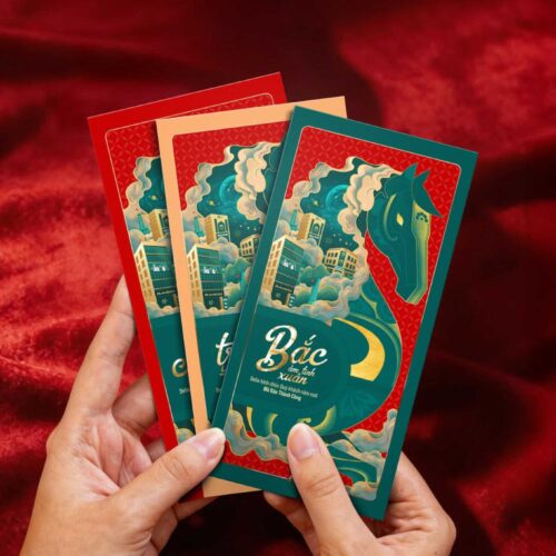In Ấn Bao Lì Xì Bính Ngọ Ép Kim